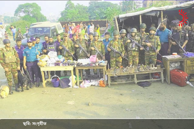 টঙ্গীতে যৌথ অভিযান