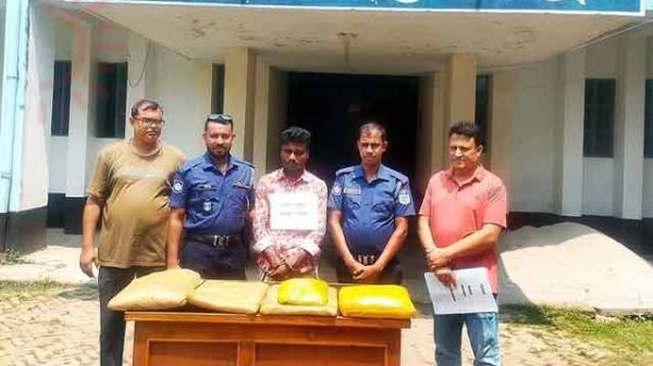 গাঁজাসহ আটক