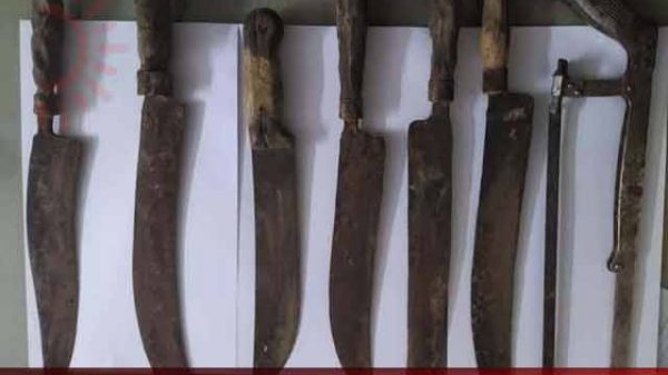 মোহনপুরে দেশী অস্ত্র