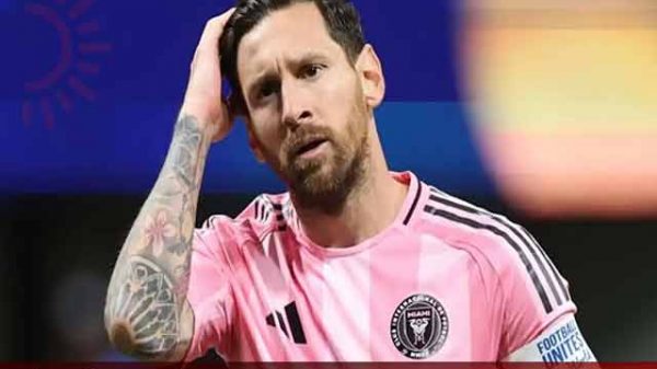 এমএলএসের শাস্তি নিয়ে ক্ষোভে ফুটছেন মেসি