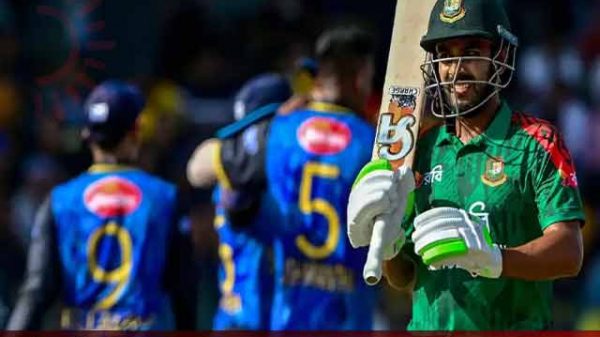 পাঁচ উইকেট হারিয়ে চাপে বাংলাদেশ 