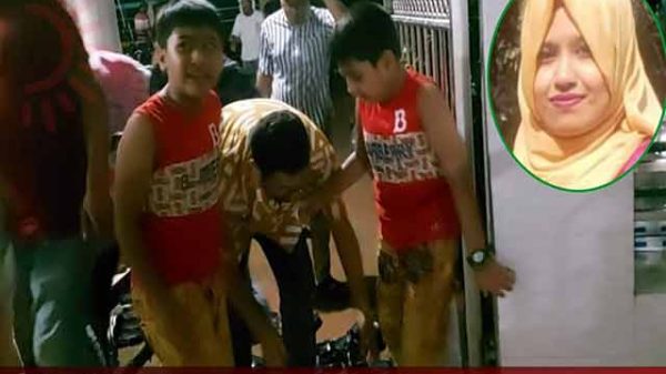 জ্যোতির দাফন সম্পন্ন, ‘আম্মু ওঠো’ বলে যমজ সন্তানের আহাজারি