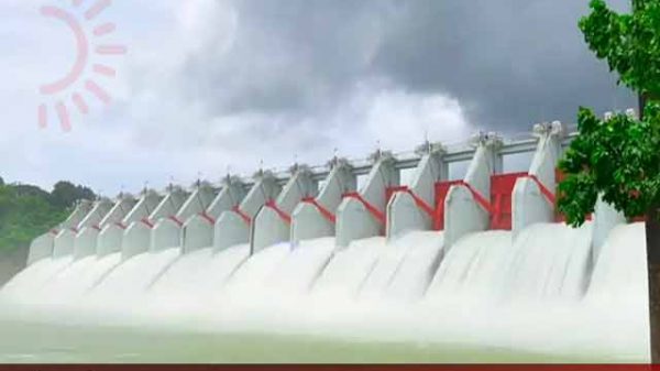 এবার ৩ ফুট উচ্চতায় ছাড়া হচ্ছে কাপ্তাই হ্রদের পানি